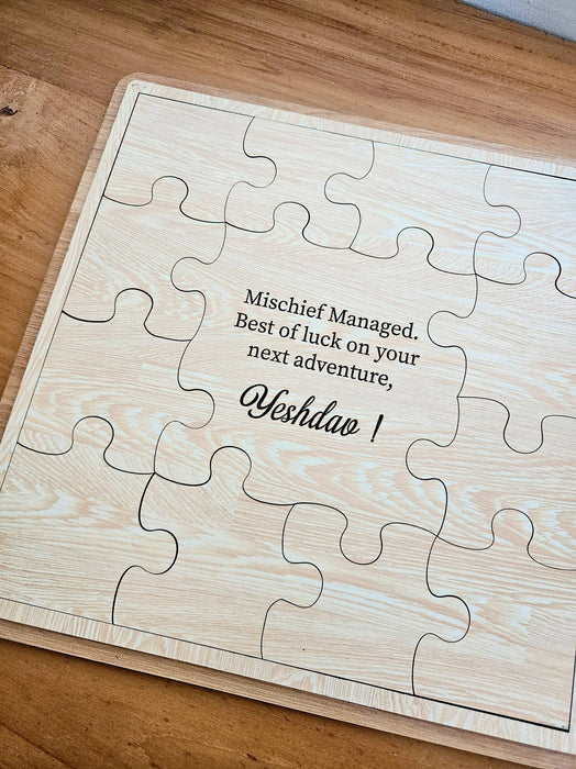 Personalized Farewell Puzzle