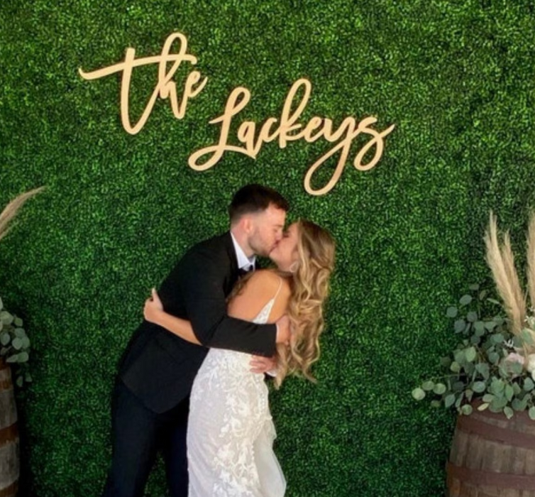 Luxury Couple Name Backdrop